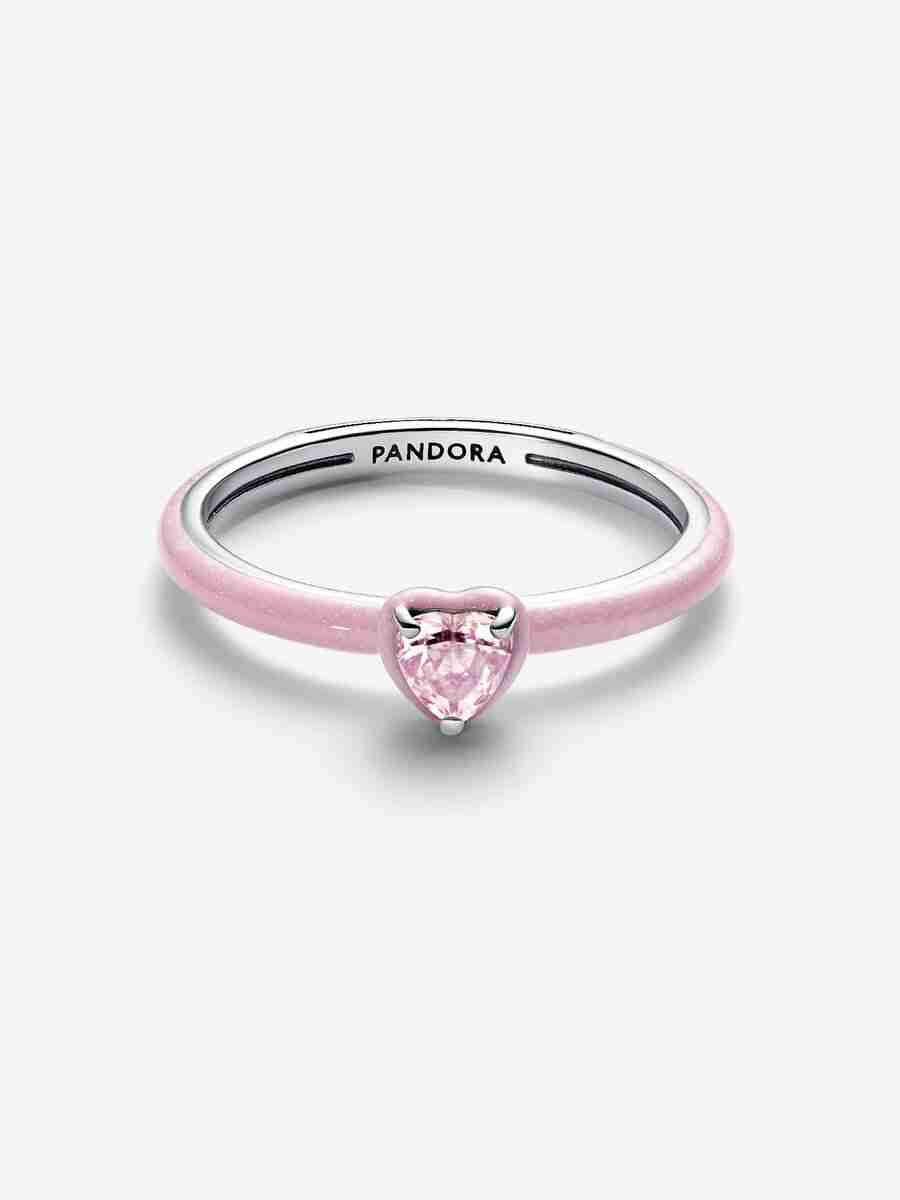 Pink Chakra Heart Ring