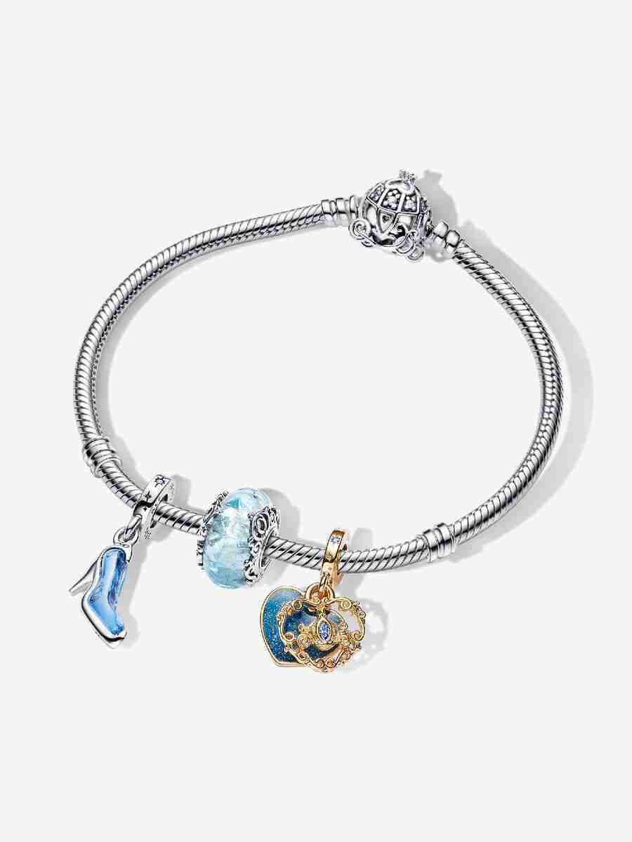 Triple Charm Bracelet Set