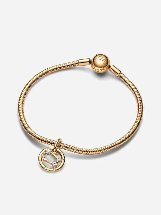 Gemini Zodiac Dangle Charm Bracelet Set