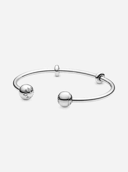 MOMENTS OPEN BANGLE Sterling silver