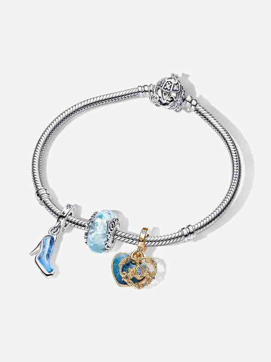 Triple Charm Bracelet Set
